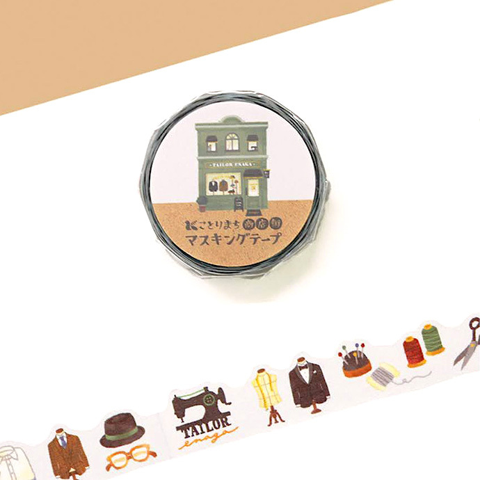Mind Wave Masking Tape－Kotorimachi Shopping Street Series (Japanese Stationery Brand)