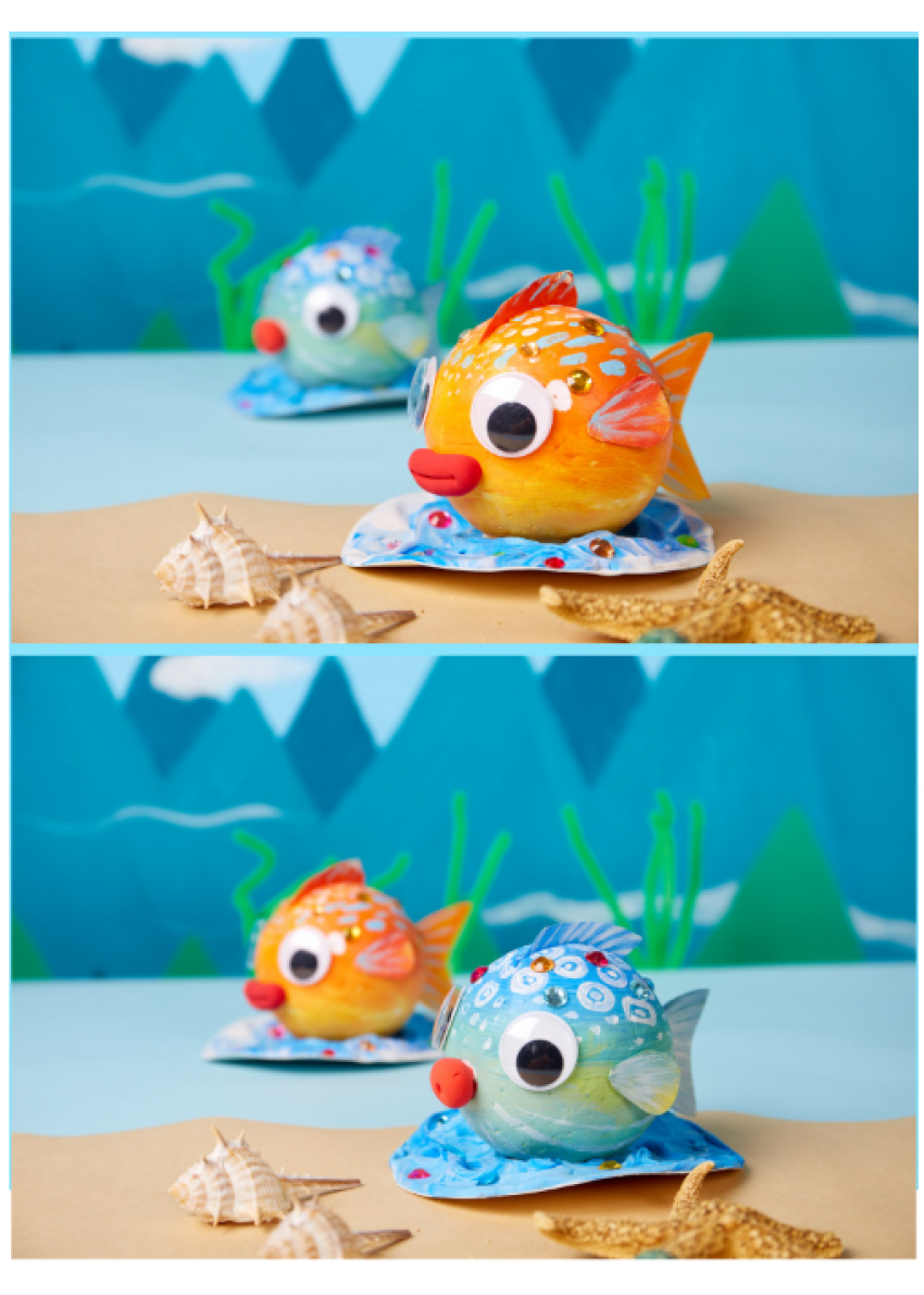 DIY塗鴉泡泡魚材料包 M7082