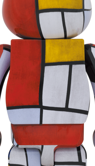 BE@RBRICK Piet Mondrian 1000％