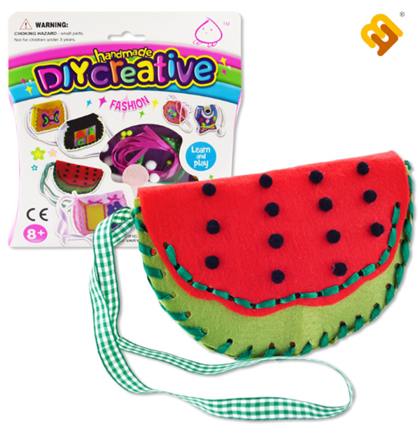 DIY粘貼縫製零錢包材料包 MF119