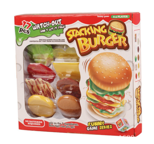 現貨區 漢堡包層層疊桌遊 HG1601