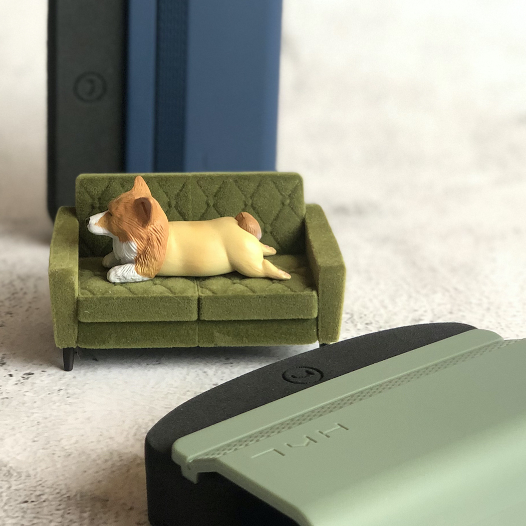 毛毛皂布面除毛橡皮擦組｜石墨綠 - Hhldesign