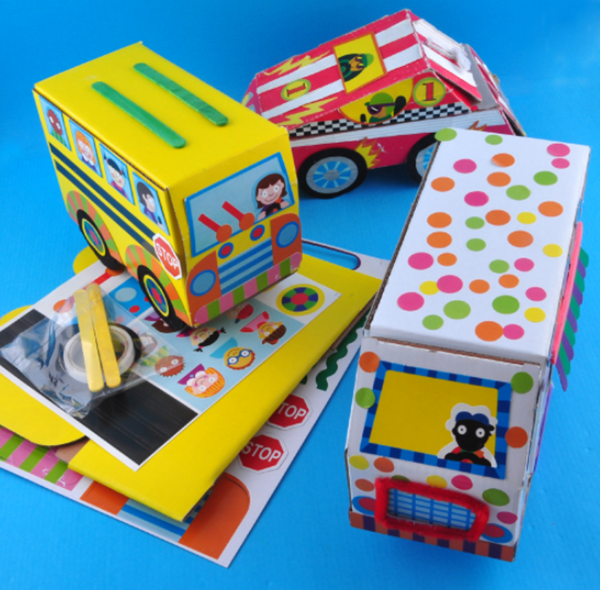 DIY拼裝3D立體紙板車模型 M1080