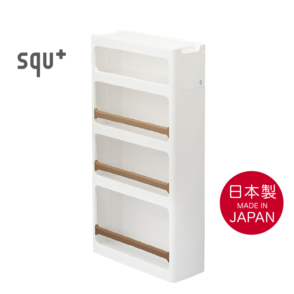 日本品牌 SANKA Storanti 窄身滑輪儲物架 -A (H85 x 17 x 45cm) -215363