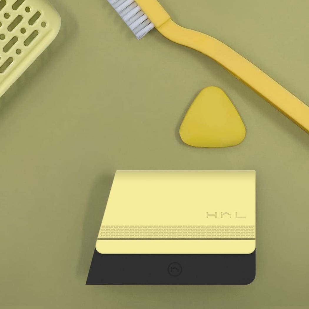 毛毛皂布面除毛橡皮擦組｜檸檬甜酒黃 - Hhldesign