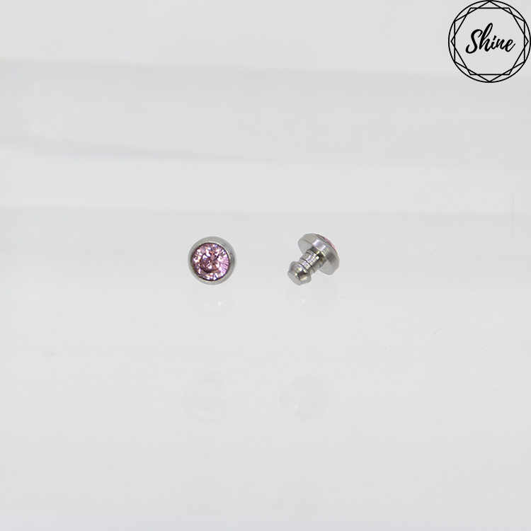 DW-8200 / GWF-1000 / GW-200 客製 銀X淺粉紅閃石 蛙人錶殼裝飾面釘