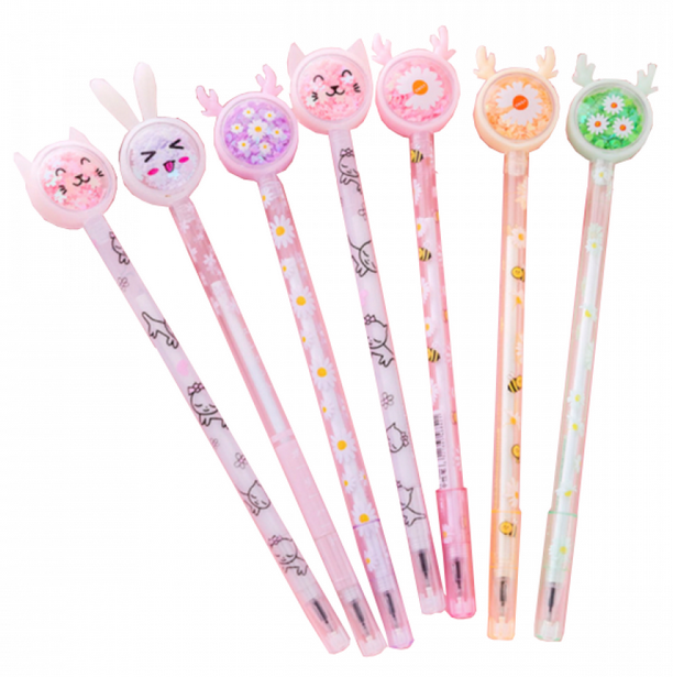 卡通亮片中性筆 A591