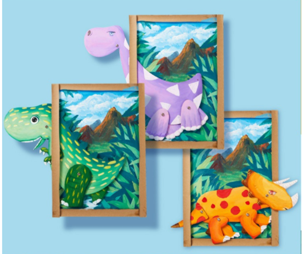 DIY恐龍要旅行繪畫材料包 M7103