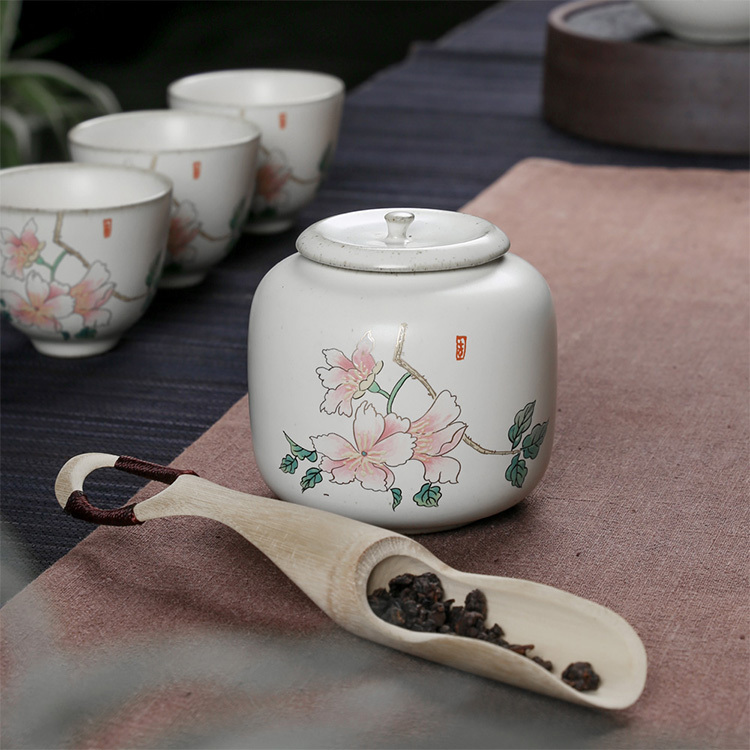 汝黃釉山茶花2兩罐(220ml)