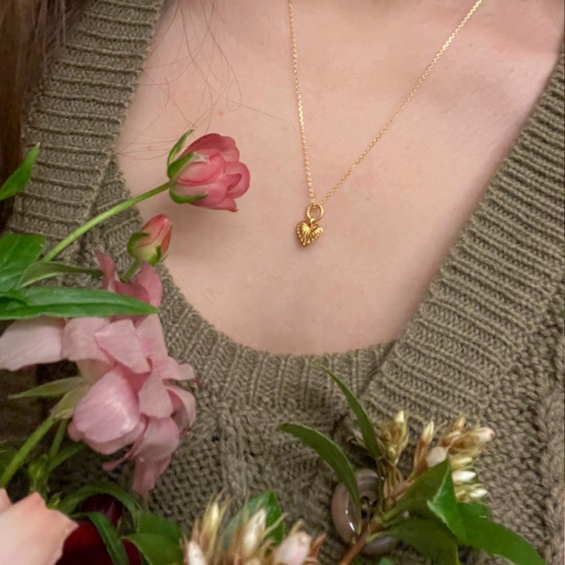 925silver-Love letter necklace