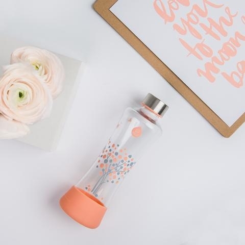 斯洛維尼亞 EQUA｜春天氣息 耐熱曲線玻璃瓶  550ml