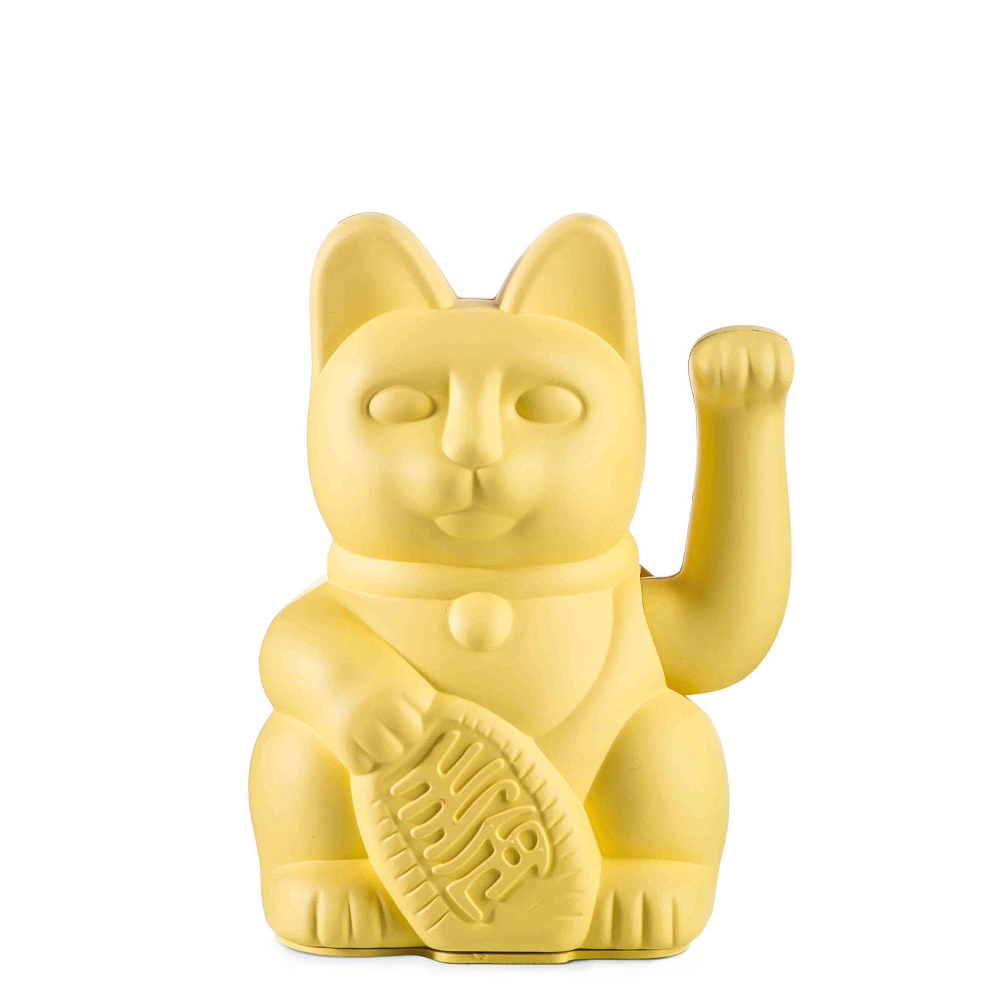 德國直送 🇩🇪 DONKEY 招財貓 Lucky Cat - YELLOW 奶油黃色 財富繁榮、締結良緣 金牛座｜Maneki-Neko