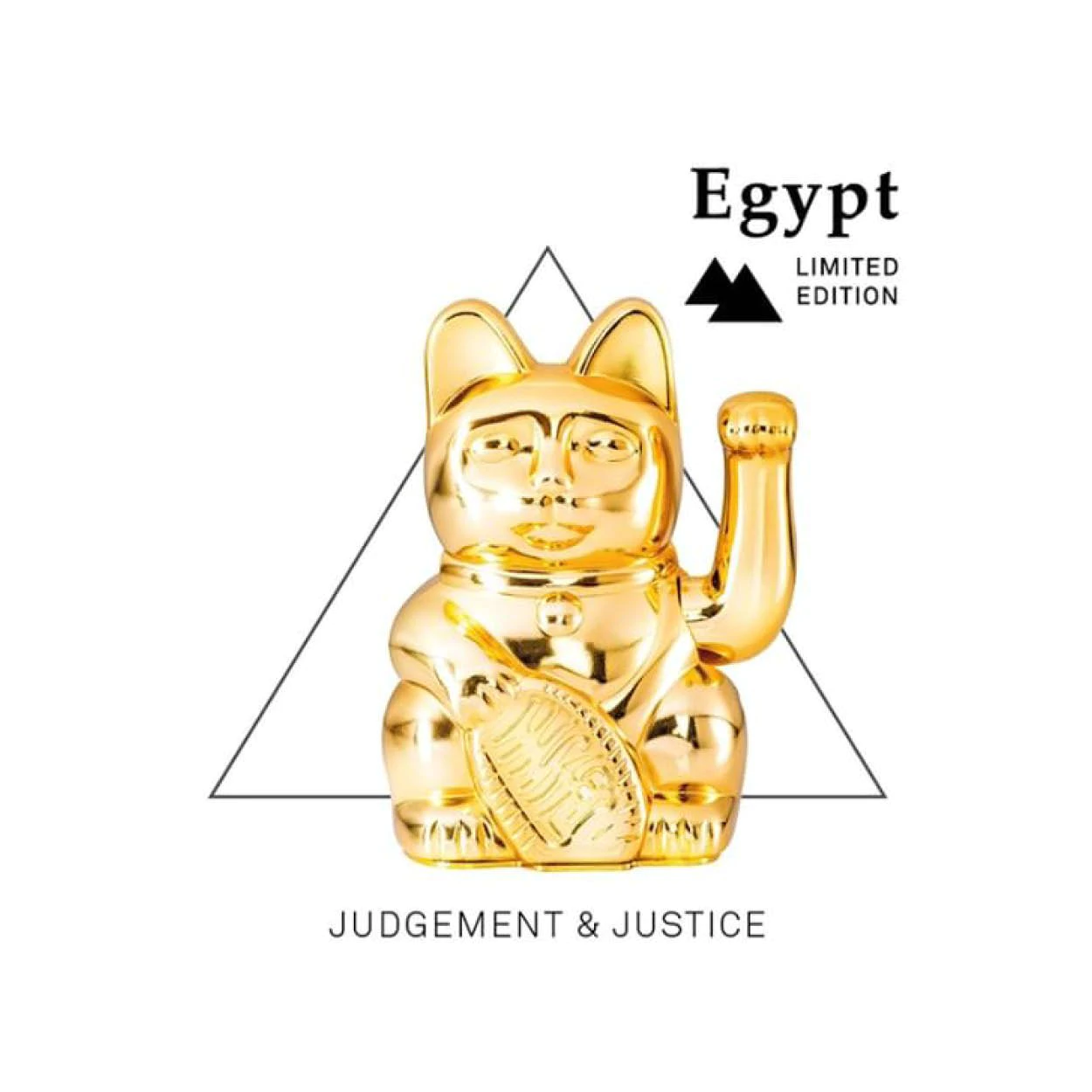 [埃及特別版] 德國直送 🇩🇪 DONKEY 招財貓 Lucky Cat - Glossy Gold 黃金色 公義 獅子座｜Maneki-Neko