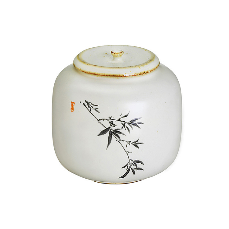 汝黃釉墨竹2兩罐(220ml)