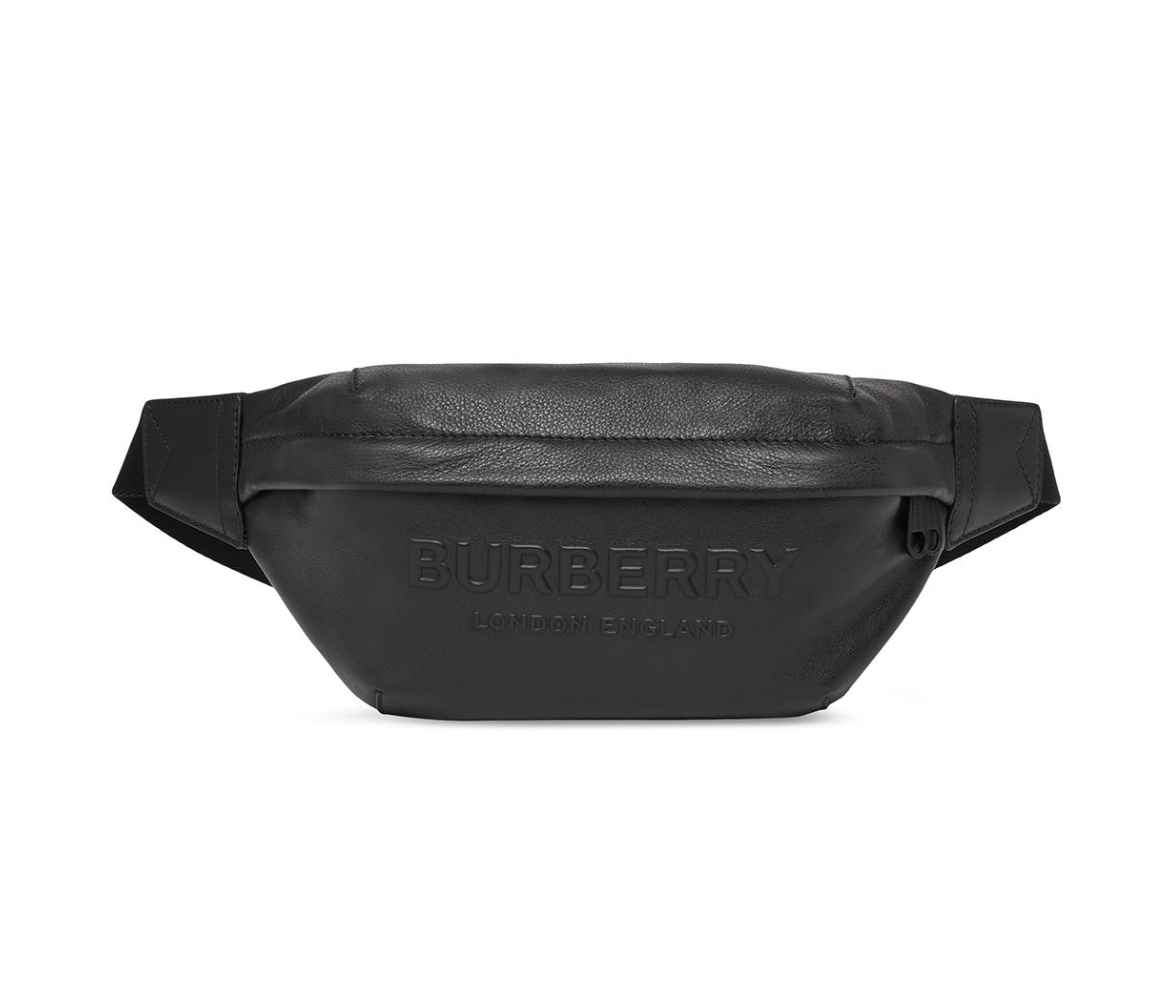 Burberry Black Quilted Fabric Medium Sonny Belt Bag For Sale at 1stDibs