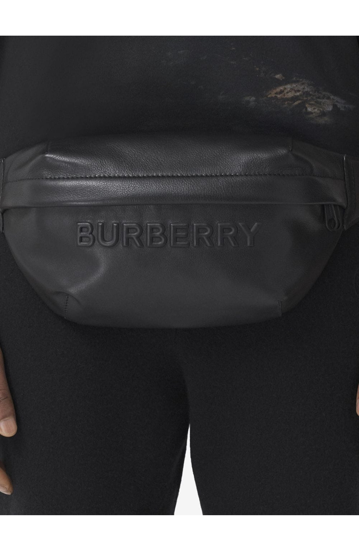 Shop Burberry Sonny 2023-24FW Street Style Plain Leather Logo Belt