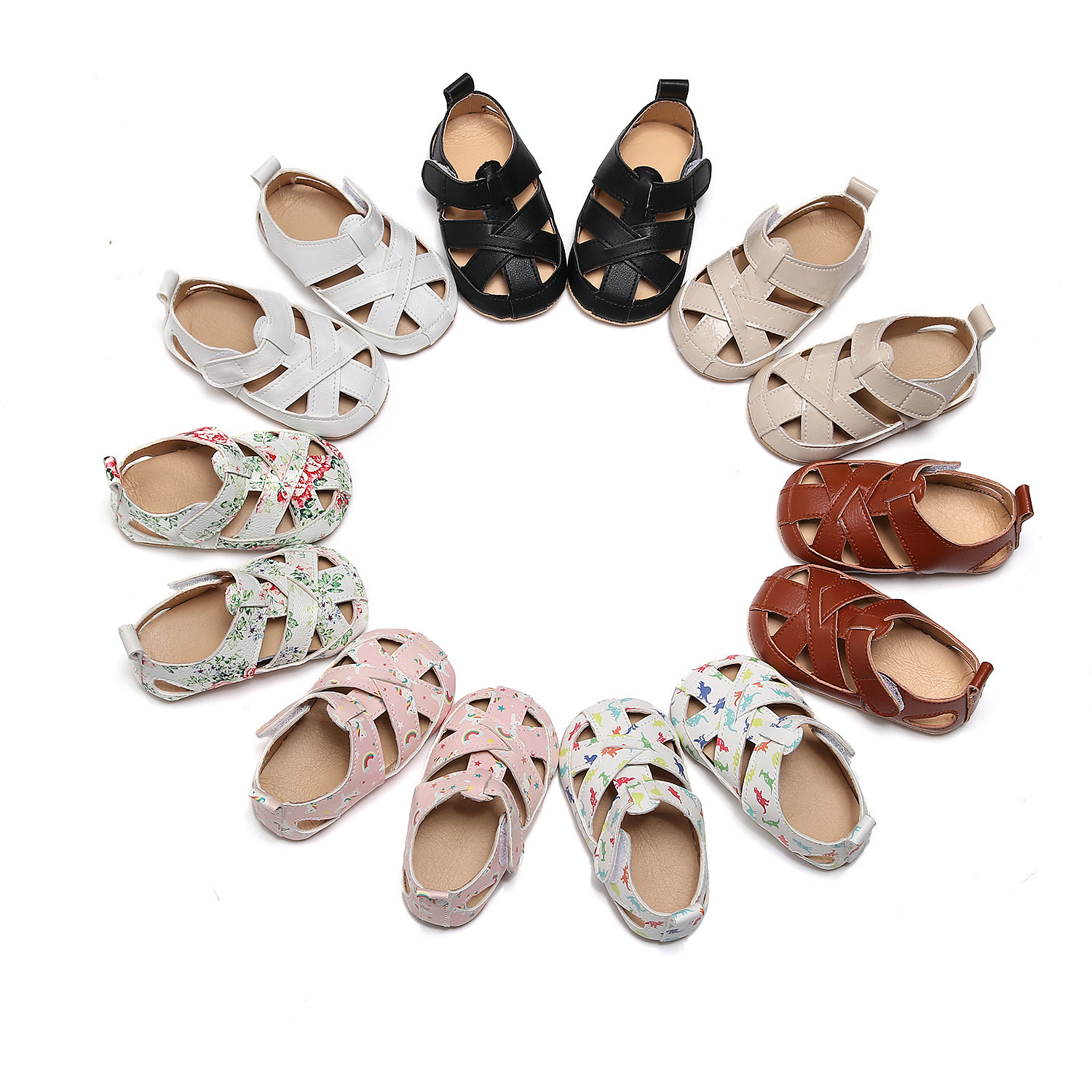 羅馬編織學步鞋