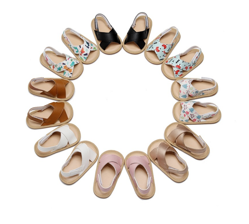 羅馬交叉學步鞋