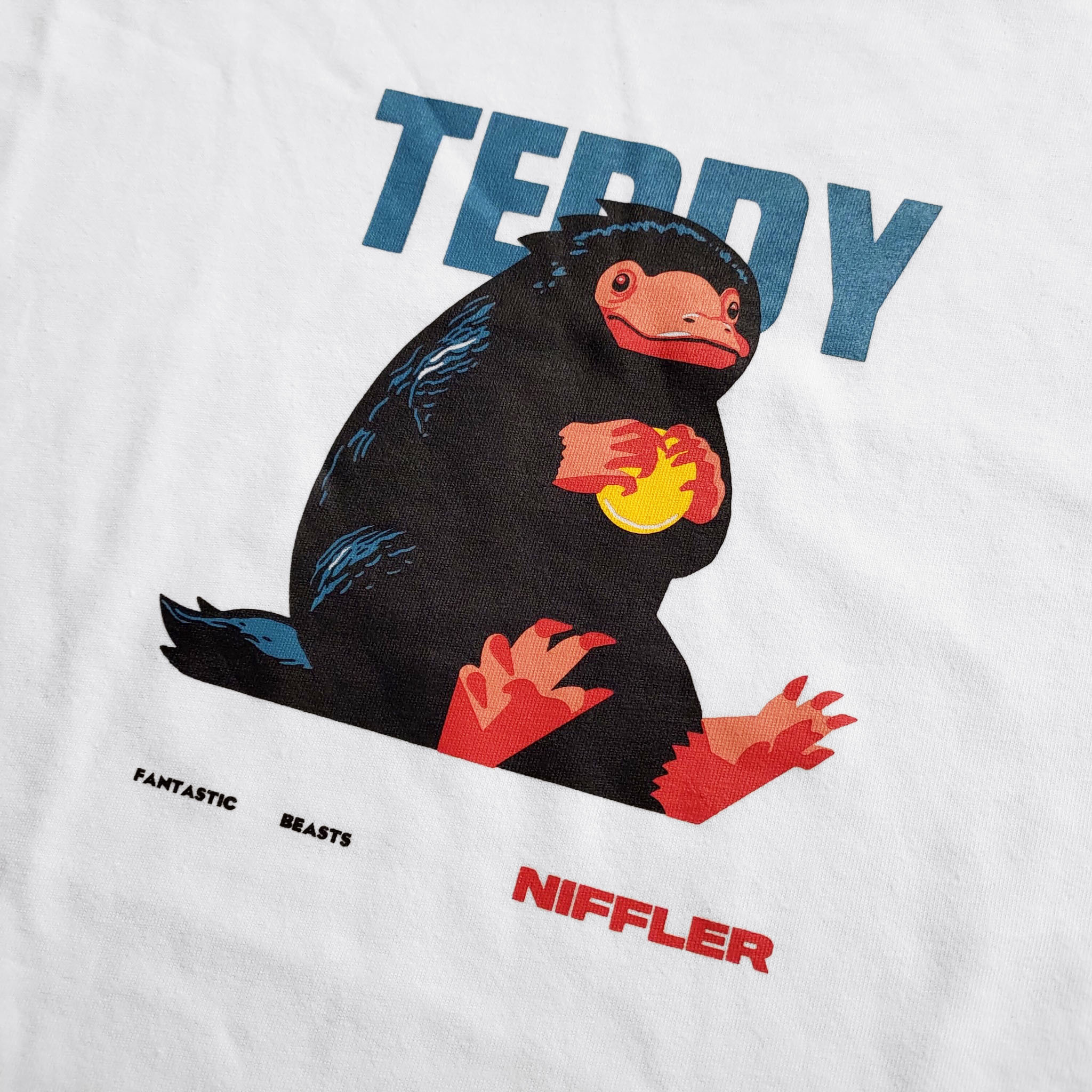 怪獸與鄧不利多的秘密-短袖T-shirt-玻璃獸-白