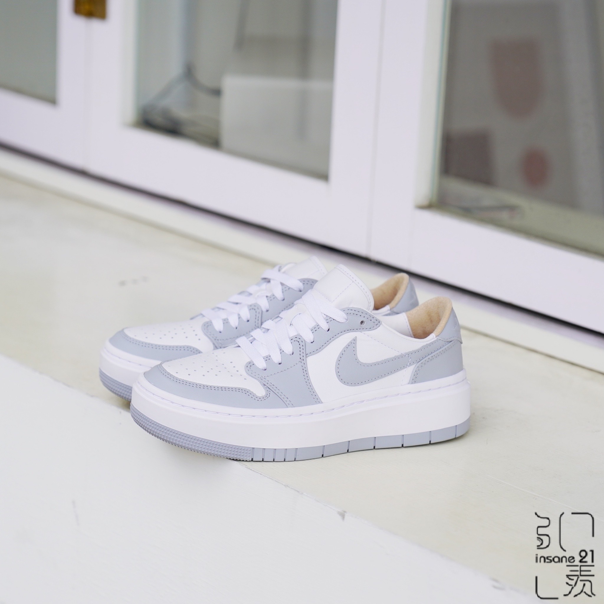 Air Jordan 1 LV8D Elevate SE 低筒厚底小Dior 灰白DH7004-100