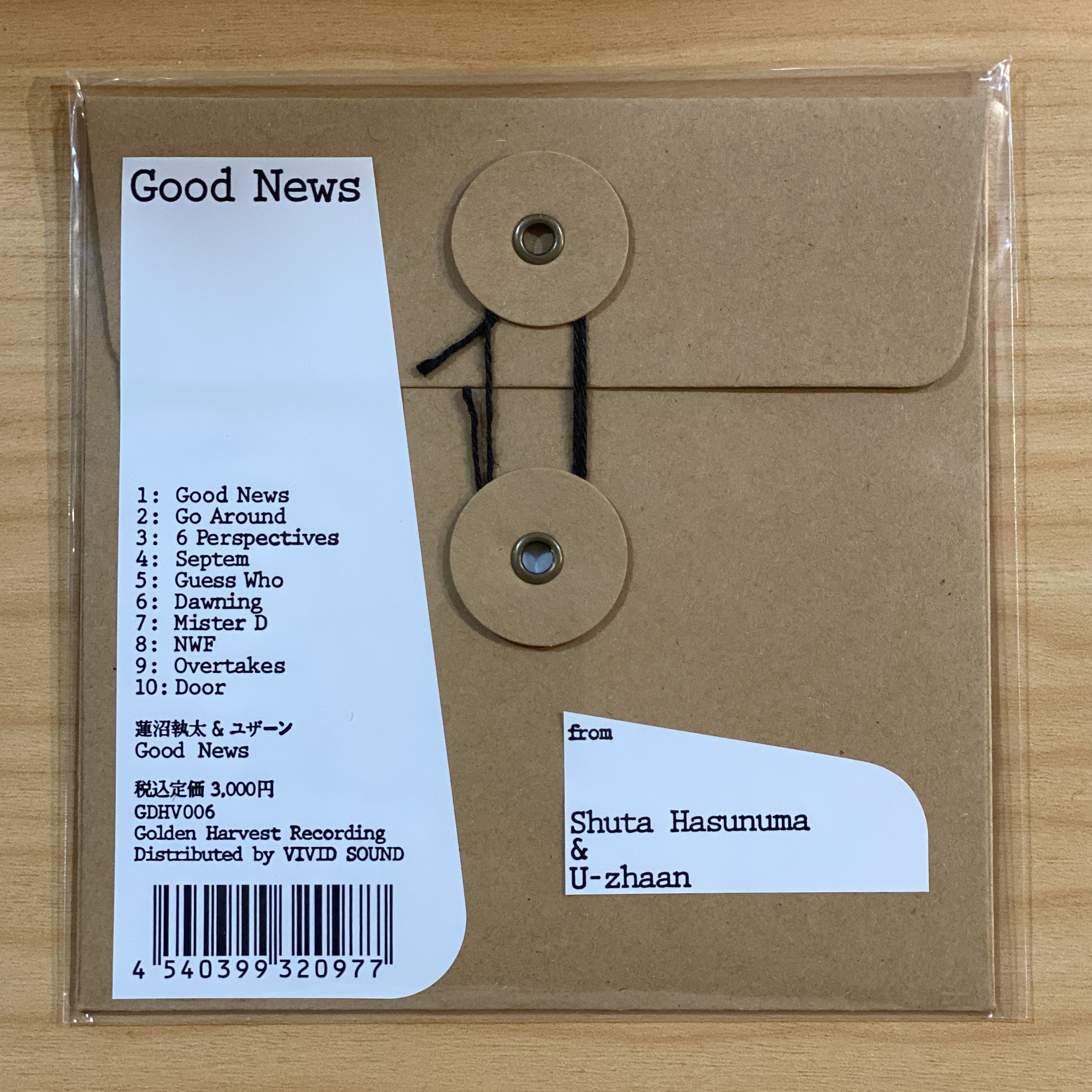 蓮沼執太 (shuta hasunuma) 、 U-zhaan《Good News》（CD）
