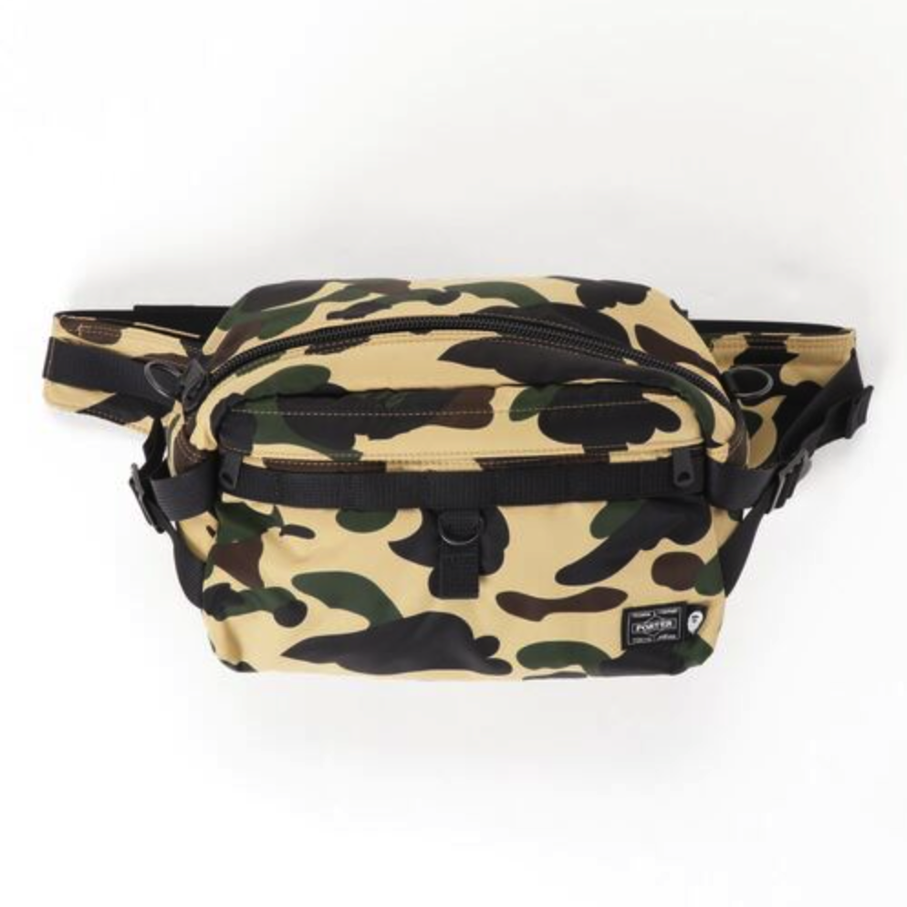Bape x Porter 1st Camo Waist Bag