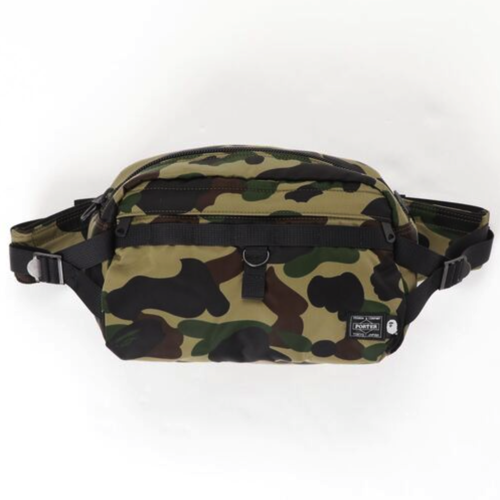 Bape x Porter 1st Camo Waist Bag