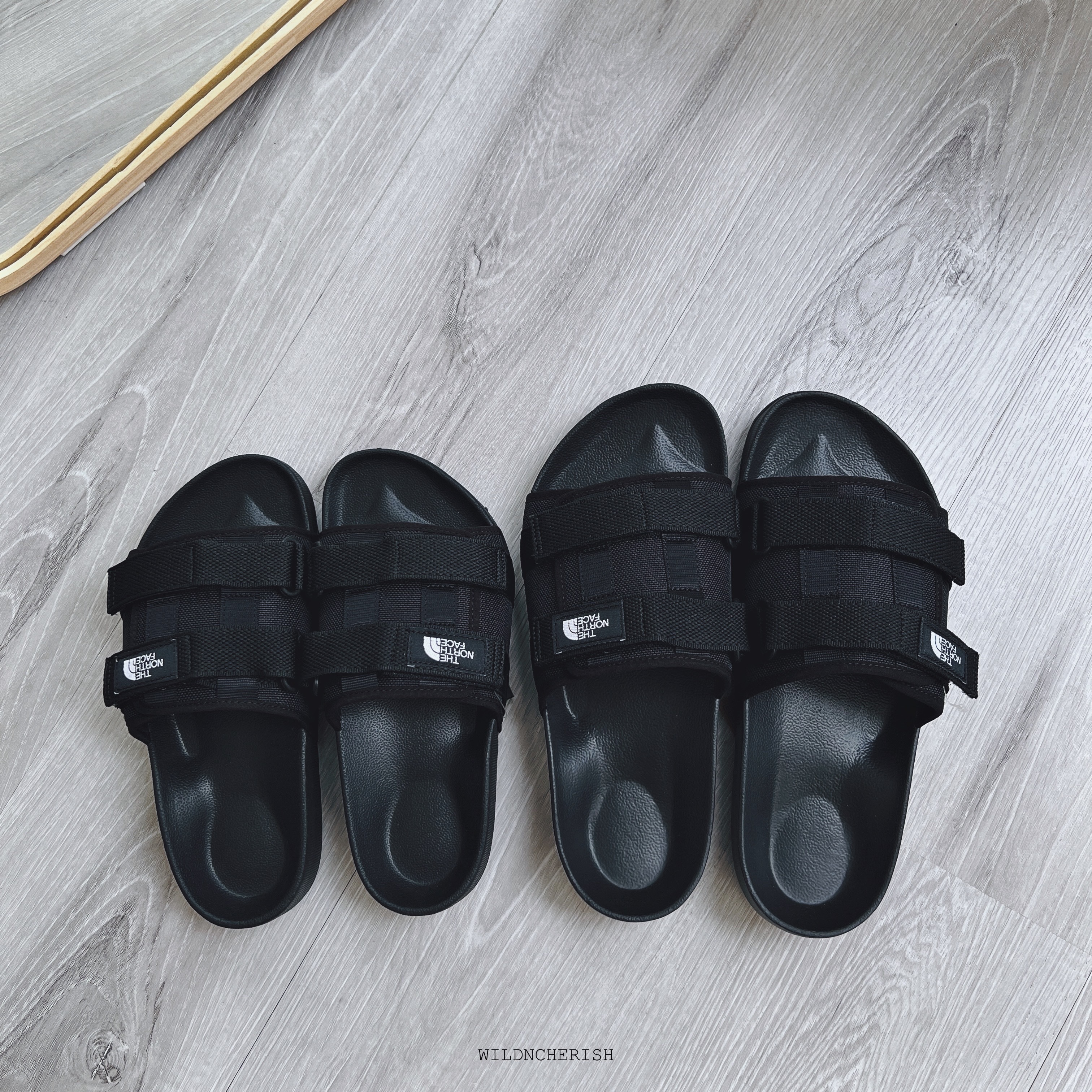 the north face woven slide