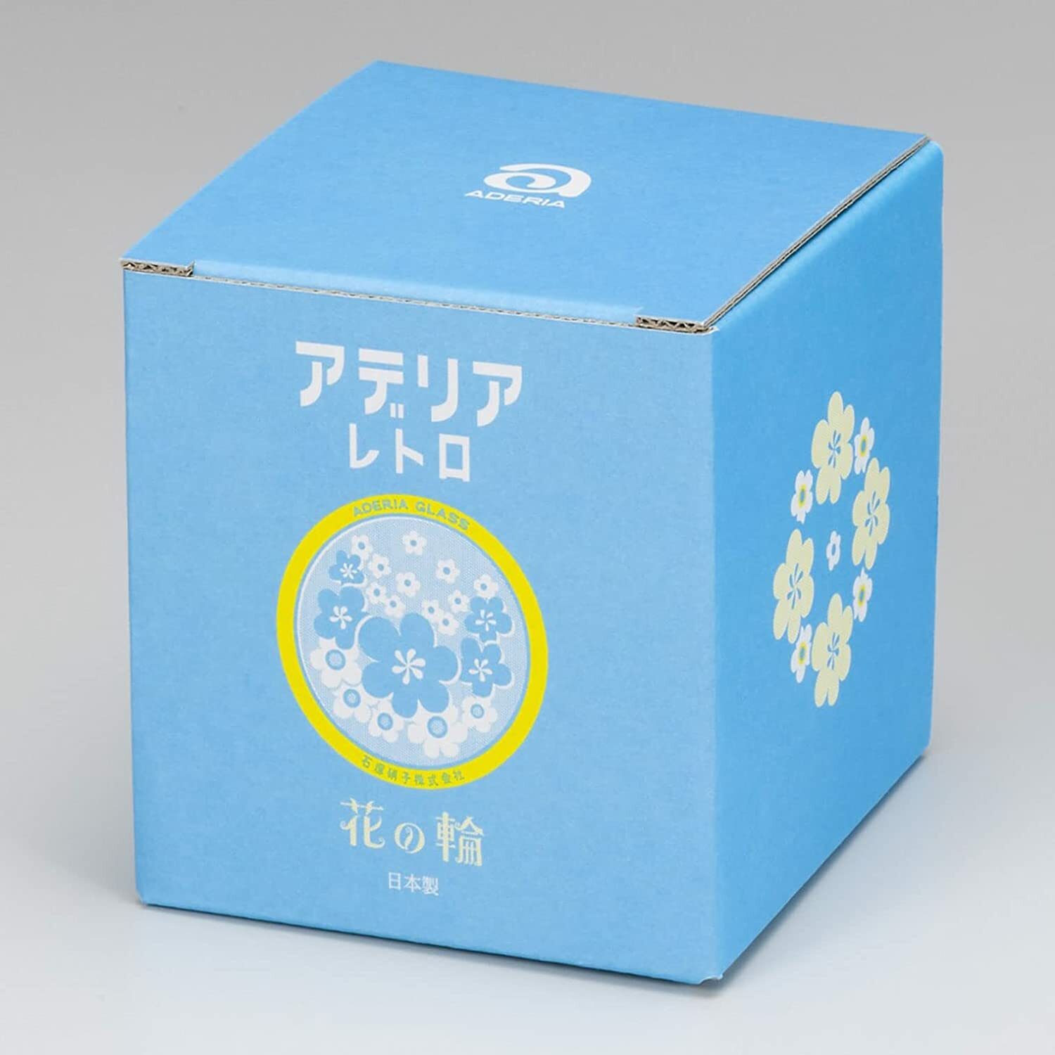 花の輪 昭和復古系列 玻璃儲物罐 收納罐 360ml｜日本石塚硝子