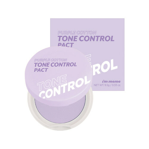 I'M Meme Purple Cotton Tone Control Pact 9.5g