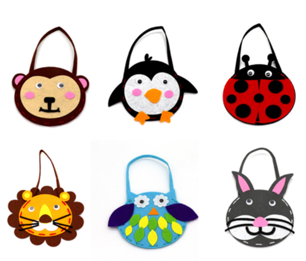 DIY動物布藝手提包 M1418B