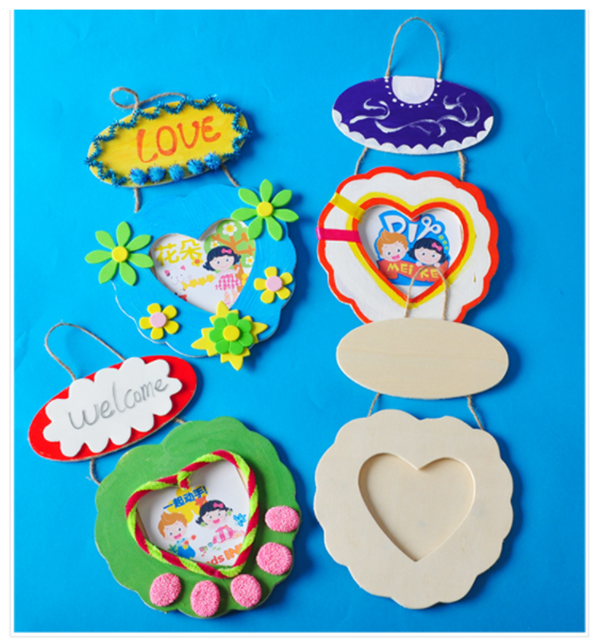 DIY木質愛心掛飾相架 M2084