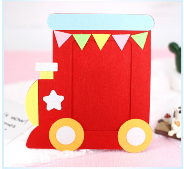 DIY不織布立體6寸相架 M2370