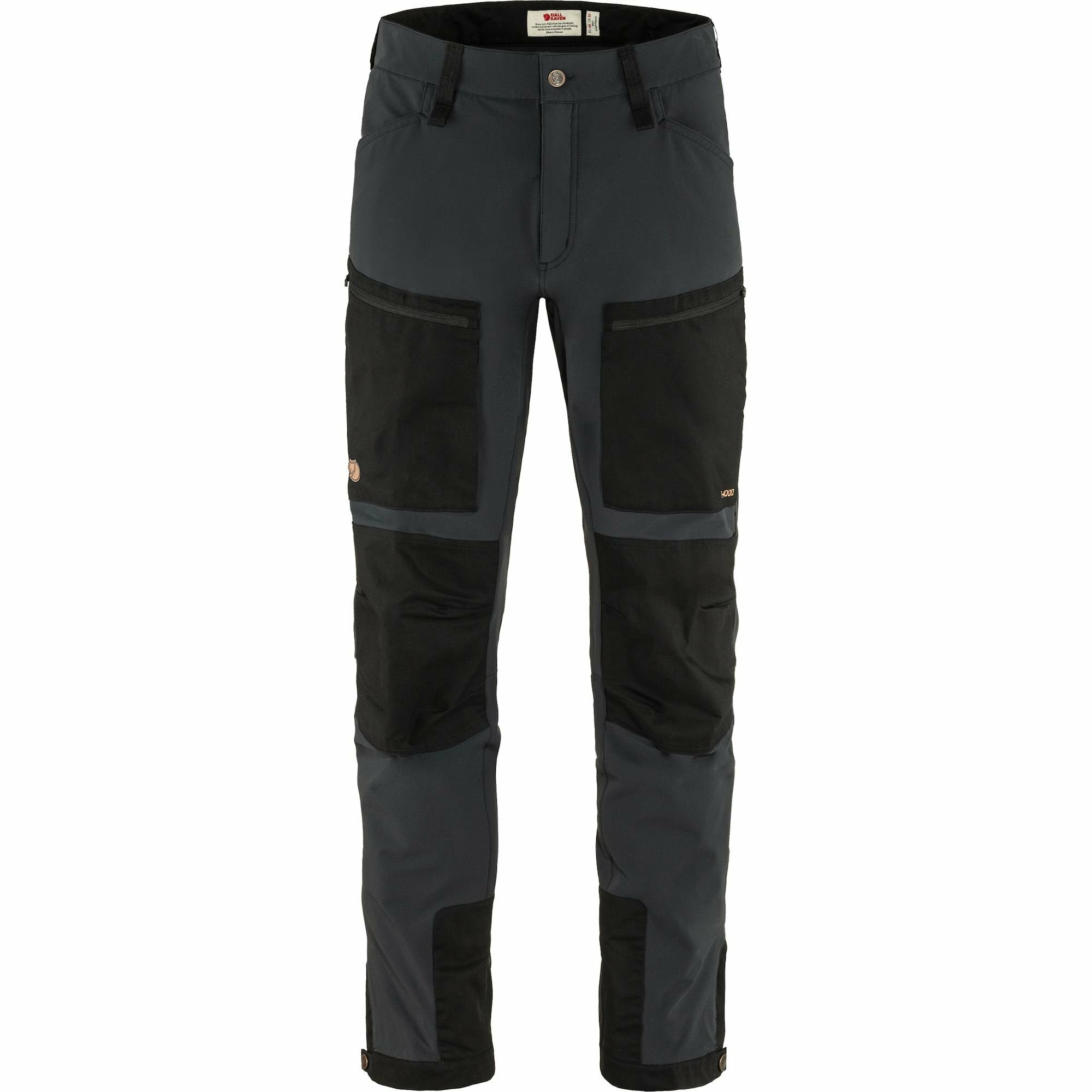 Fjallraven 北極狐 Keb Agile Trousers M 男款 G-1000®彈性耐磨長褲 健行長褲 F86411-550-550 黑/黑 [HappyOutdoor]