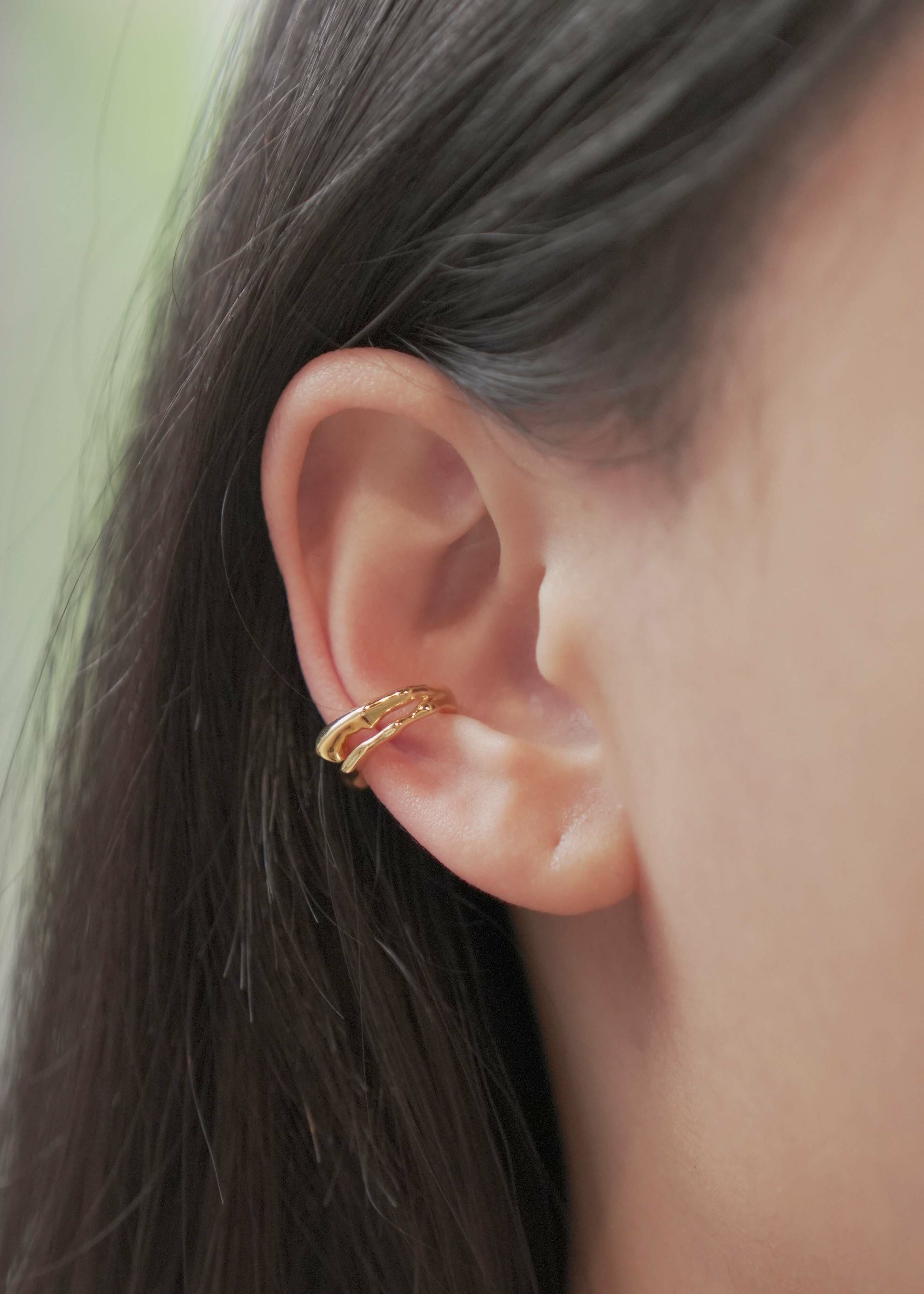 E011 偶然的邂逅 | 純銀造型耳扣