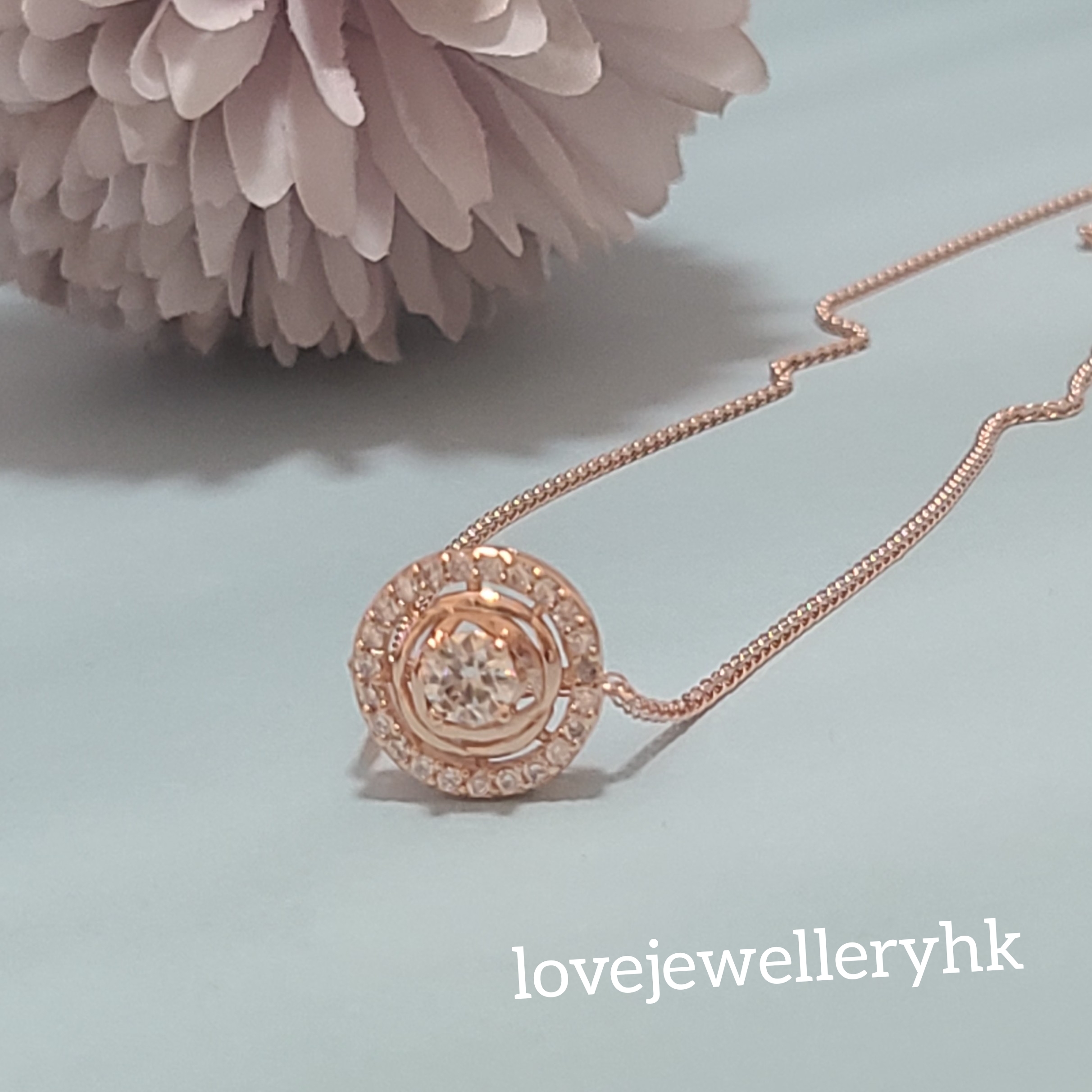 玫瑰金吊墜P1C016U