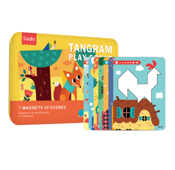 磁性七巧板智力拼圖 TB60058