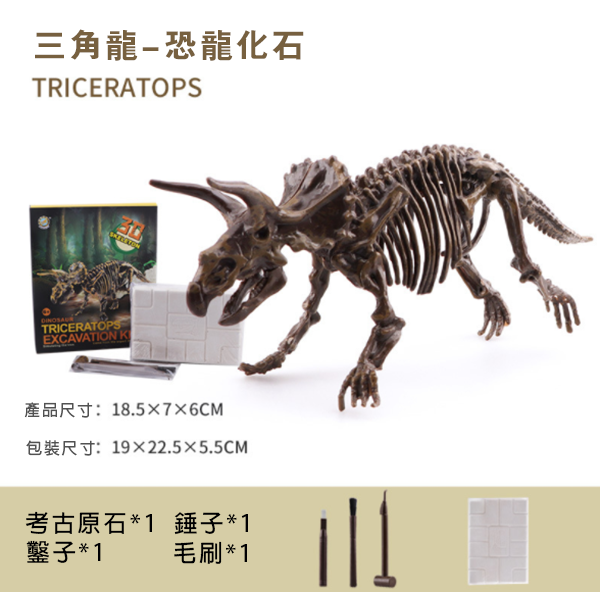 STEM DIY恐龍考古挖掘 S1013