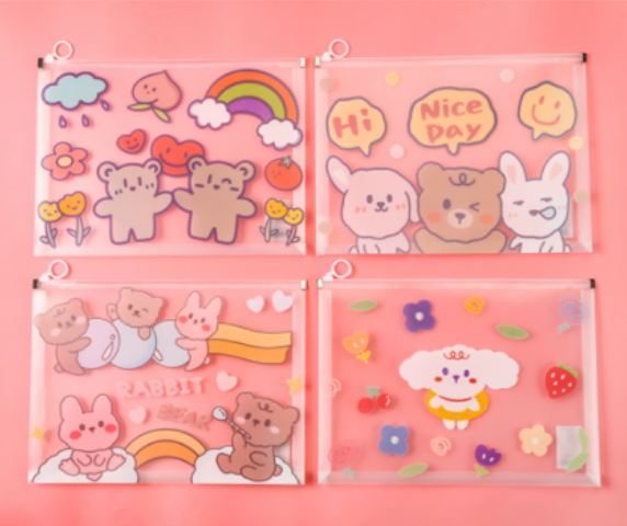 卡通透明A4文件袋 C0010