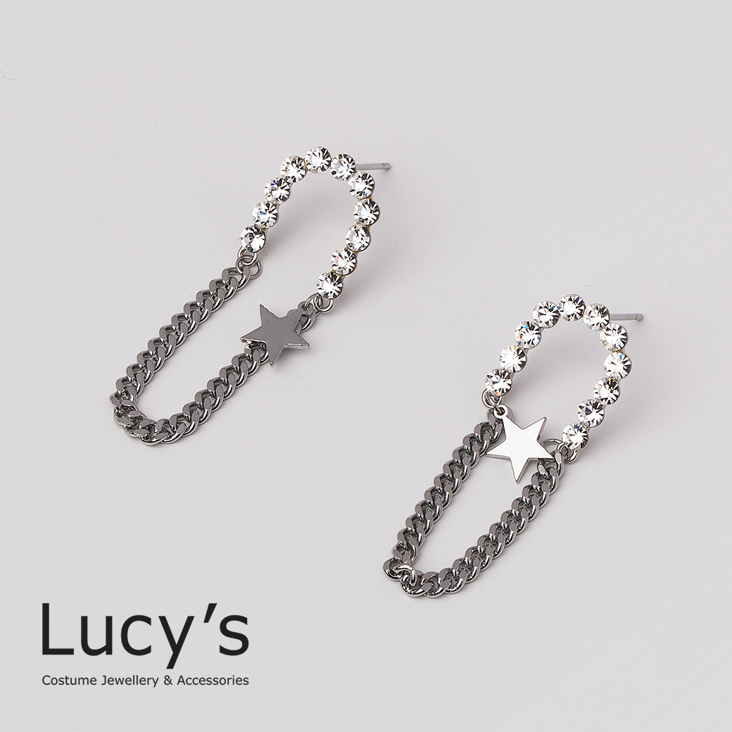 鑽鍊星 耳環 (99535)