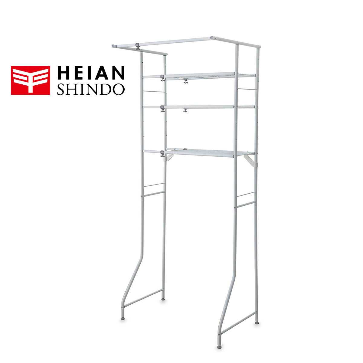 日本品牌 Heian Shindo 鐵製晾衫架 (H182 x 60-93 x 53cm) -L-5