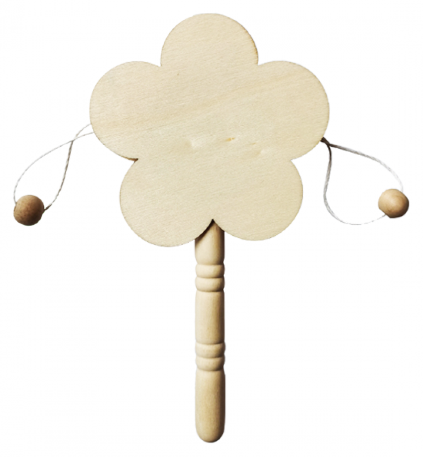 DIY彩繪木質波浪鼓 DB001