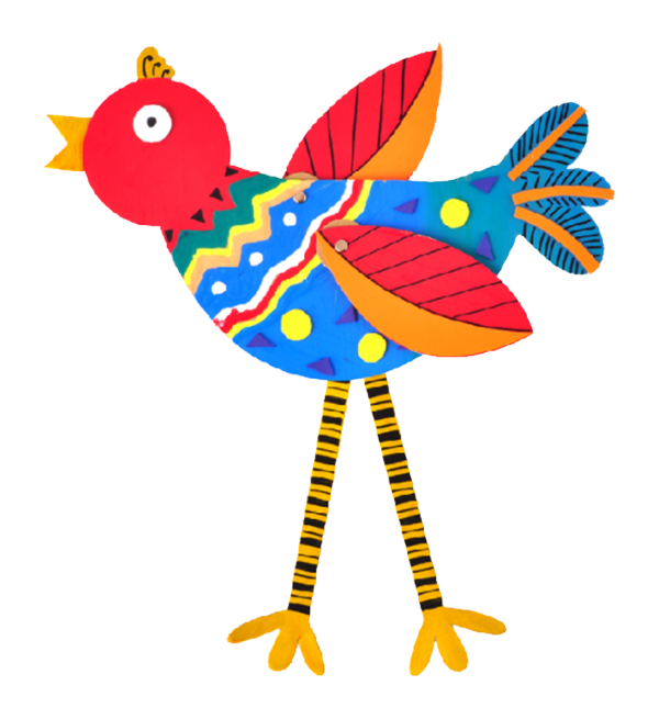 現貨區 DIY塗色大鳥繪畫材料包 M1278