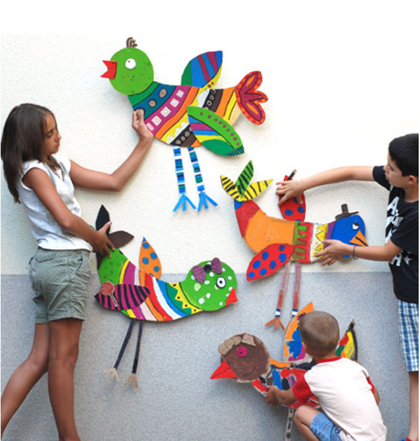 現貨區 DIY塗色大鳥繪畫材料包 M1278