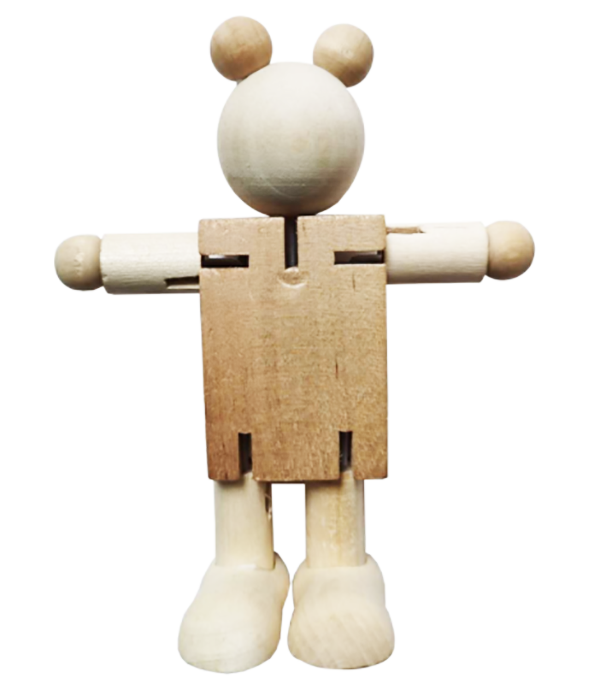 DIY木制塗鴉玩偶 11734