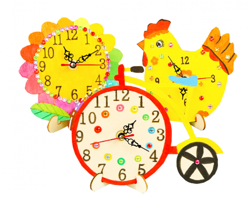 DIY木質鐘錶製作材料包 M5921