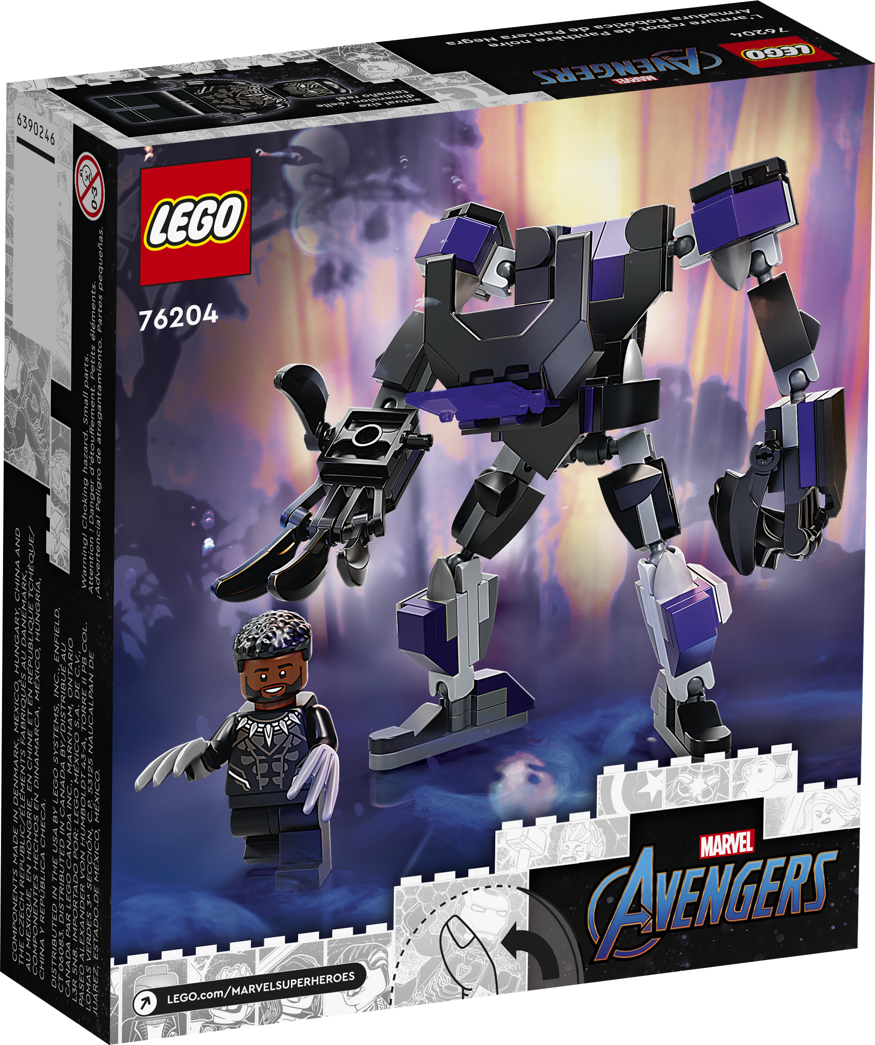 LEGO 76204 Black Panther Mech Armor 黑豹 (Marvel 漫威)