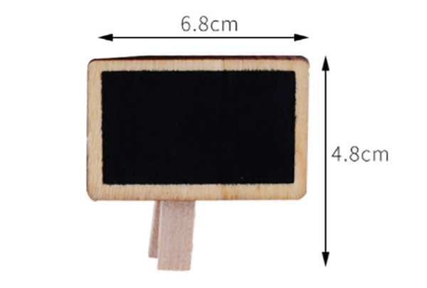 小黑板木夾 HJ001