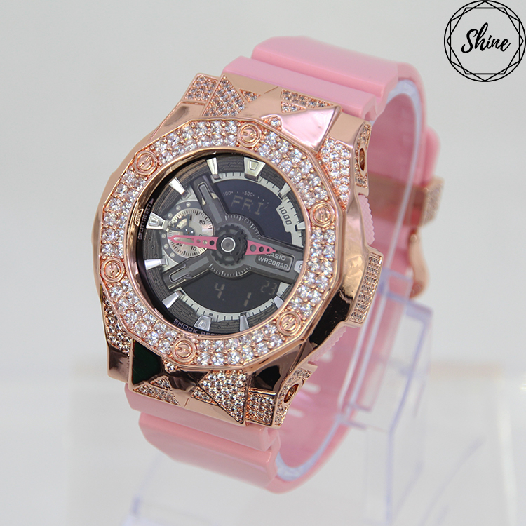 玫瑰金 Mini-G 改裝手錶 GMA-S110MP-4A2 - 尋星