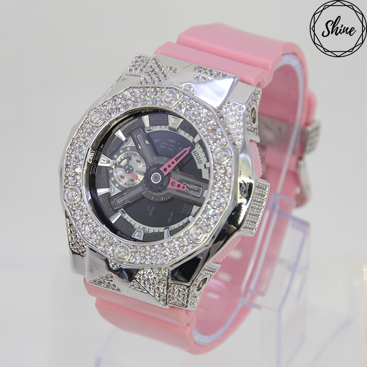 銀色 Mini-G 改裝手錶 GMA-S110MP-4A2 - 尋星